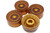 Speed Knobs Amber w/ embossed numbers, recessed bottom - Universal