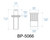 Metric M8 Bridge Posts/Anchors - Chrome