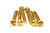 Humbucker P90 Fillister Pole Screws Gold plated Qty 6