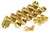 GOTOH SD91 guitar tuning machines with slotted posts 6-inline Gold w/ gold knobs