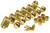 GOTOH SD91-HAPM locking adj. height guitar tuners 6-inline gold w/ gold knobs