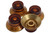 Amber Bell Hat Knobs 4pk for Gibson® guitars with US fine splines