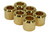 Gotoh Magnum Lock 10mm conversion bushings - Gold