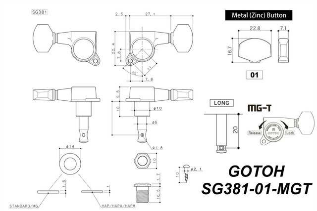 Gotoh SG381-MG-T Cosmo Black | – Music - Foto 11