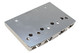 GOTOH 404BO-4 4-String Bass Bridge - Chrome With Brass Saddles, Hard Zinc Base Plate