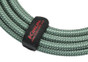Kirlin IWB-202 PFGL Woven Guitar Cable Straight/Right Angle - Olive