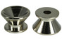 Strap Buttons with Nickel Finish Set of 2