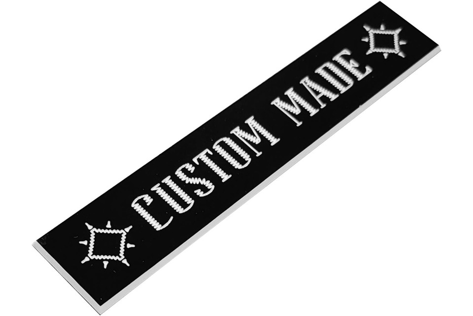 Custom Engraved "CUSTOM MADE" plate for ES335, 355 with Bigbsy