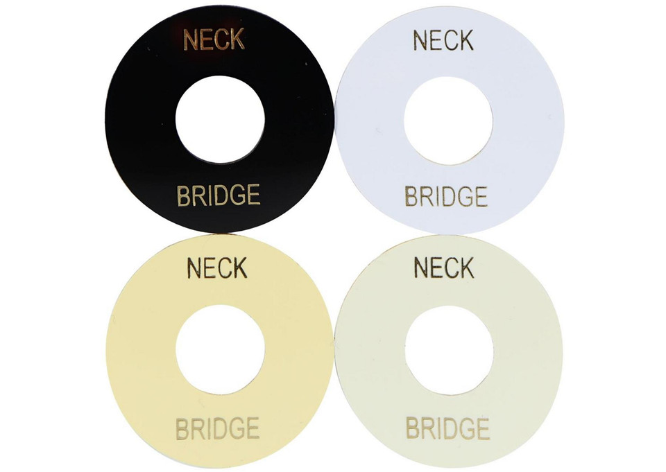 Custom Personalized Toggle Switch Ring Plate Philadelphia Luthier