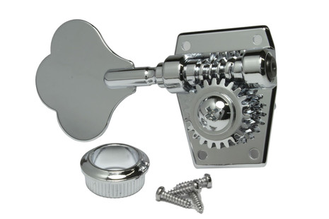 Vintage Bass Tuner Machine Head Right Side Single - Chrome