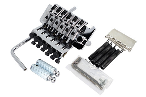 Gotoh Floyd Rose Licensed Bridge Chrome And Black Gotoh GE1988