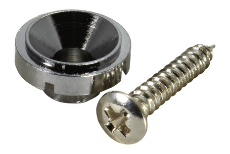 Round String Retainer with screw in Chrome - Philadelphia Luthier Tools ...
