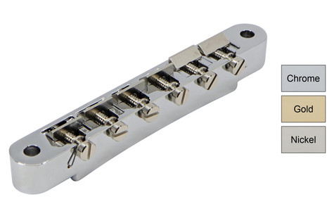USA Tune-o-Matic Bridge wired ABR-1 for older Gibson