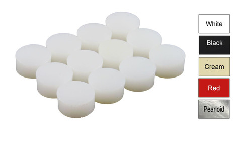 SET DI 20 Marcatori Tasti Tastiera Perla Bianca Per Chitarra - Foto 3