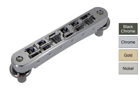 Nashville Tune-o-Matic bridge w/ notched saddles - fits Gibson