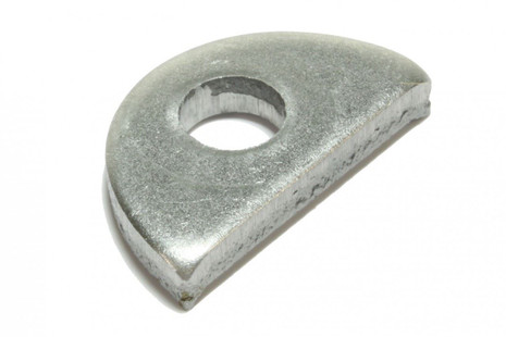 Barbed half moon truss rod washer - historic vintage size