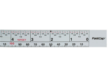 Rod Builder's Adhesive-Backed Measuring Tape & Conversion Chart