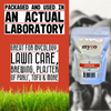 Sterile gypsum packaged in HEPA-filtered environment for mycology use