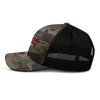 trucker hat with adjustable snap fit