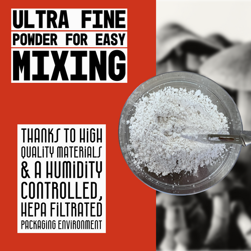 Mycology Basics - Solution/Lab Grade Ultra-Fine Gypsum Powder