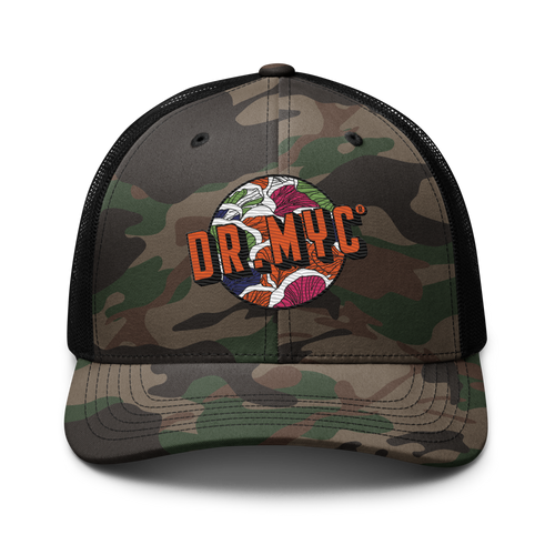 Camo Dr Myc trucker hat