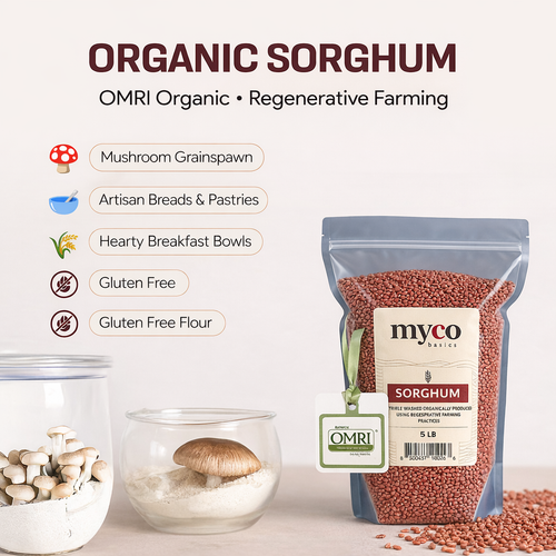 regenerative farming triple washed organic sorghum grain