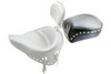Mustang  Wide Recessed Rear Seat (Fits Driver Backrest Solos) for all Softails '00-06 WITH a 150mm Rear Tire -Studded
