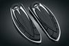 Kuryakyn Floorboard Covers for Driver Boards  on Cetain Softail Models -Zombie Design