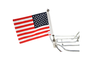 PPI Pro Pad Tour Pack Solid Flag Mount -9" Pole w/ 6" x 9" Flag