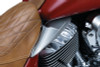 Kuryakyn Saddle Shield Heat Deflectors for 2014-Up Indian Chief, Dark Horse, Classic, Vintage, Chieftain & Roadaster Models (Except Scout)