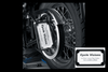 Cycle Visions In Close License Plate Holder for ''05-11 XL -Black Powder-Coat, Vertical with Plate Light