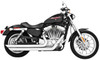 Freedom Performance Exhaust Patriot (LG) Slash for '04-13 XL -Chrome FOR FORWARD CONTROLS ONLY