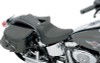 Drag Specialties Solo Seat w/ Optional Backrest System for '00-05 FXST,  '00-06 FLST -Smooth Backrests Sold Separately