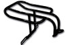 Drag Specialties Black Fender Luggage Rack for '94-12 XL (except 883N/1200N/1200X)