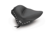 Mustang  Wide Touring Solo Seat for FXS Blackline & FLS Slim 2012-2017 -Studded