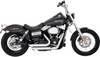 Vance & Hines Shortshots Staggered for Harley Davidson Dyna '12-17 (49-State Emissions Compliant)