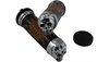 Drag Specialties Skull Grips for '84-21 Harley Davidson Models (Except '08-11 Dressers & Air-Assisted Forks) with Plain Eyes (See Fitment)