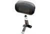 Mustang Seats Driver Backrest Kit for Harley Davidson Touring Models 2009-Up -Smooth with Chrome Studs (Not for '24-Up FLHX/FLTR Models)