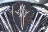 Barons Custom Big Air Kit for V-Star 950/Tourer  '09-Up  V-Star 1300/Tourer '07-Up & Stryker Pinstripe Black