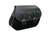 Boss Bags Close Fitting  #37 Model Plain (Shown with Blue Trim) for Softail Models