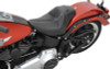 Saddlemen Dominator Solo Seat w/ Driver Backrest Option with SaddleGel for '06-10 FXST & '07-17 FLSTF/B -Smooth Saddlehyde