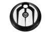 Performance Machine Fuel Door for '08-17 FLHT/FLHX/FLTR & FL Trike -Scallop, Contrast Cut