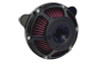 Performance Machine Max HP Air Cleaner for '93-06 Big Twin w/ Stock CV Carb, '01-17 Softail  '04-17 Dyna, '02-07 FLT w/ Delphi EFI - Black Ops