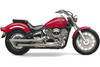 Cobra Slip-On Drag Pipe Mufflers for V-Star 1100 '06-Up (ALL) & '04-05 CA Models