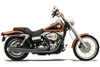 Bassani Road Rage 2-Into-1 System for FXD, FXDWG  '06-13 W/ Forward or Mid Controls Black, Long w/ Heat Shields