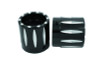 Avon Axle Nut Covers for all H-D Touring -Rival, Black-1"