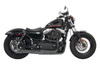 Bassani Exhaust Mega Power System for Harley Davidson Sportster Models  '04-13  - Black