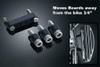 Kuryakyn Floorboard Extenders Move Boards Outwards 3/4&#34 for Certain Road King/FL Models