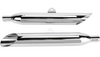 Cobra Slip-On Slash-Cut Mufflers for Yamaha V-Star 1100 '06-09 Models - Chrome