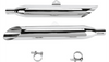 Cobra Slip-On Slash-Cut Mufflers for Yamaha V-Star 1100 '06-09 Models - Chrome